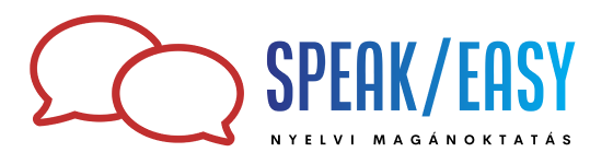 Speak/easy nyelvoktatás színes logo